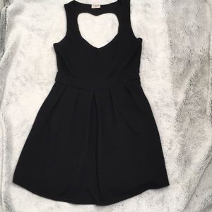LBD LA Hearts 2 cutouts on the back